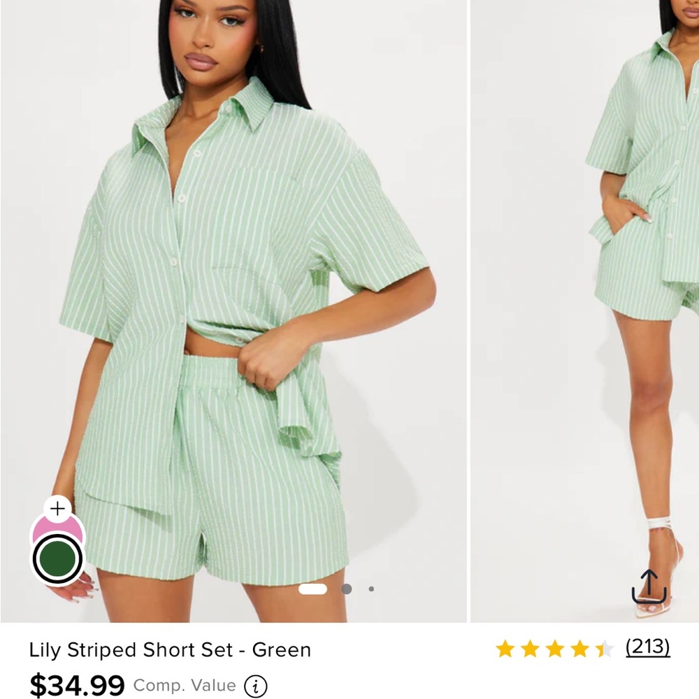 Fashion Nova blue & white Striped Jumpsuit